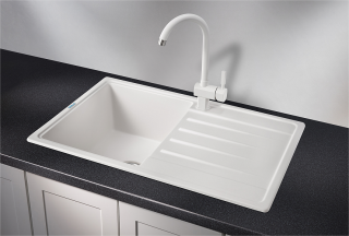 Мойка кухонная Granula Standart 7602, БЕЛЫЙ